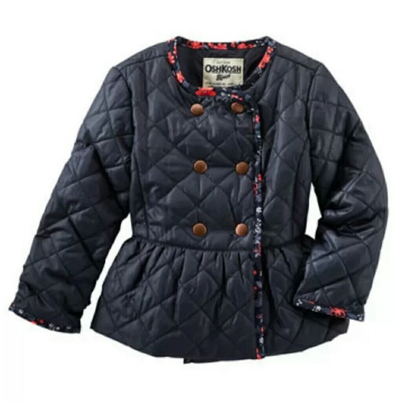 OshKosh B'gosh Other - OshKosh Quilted Peplum Jacket ~ Sz 12